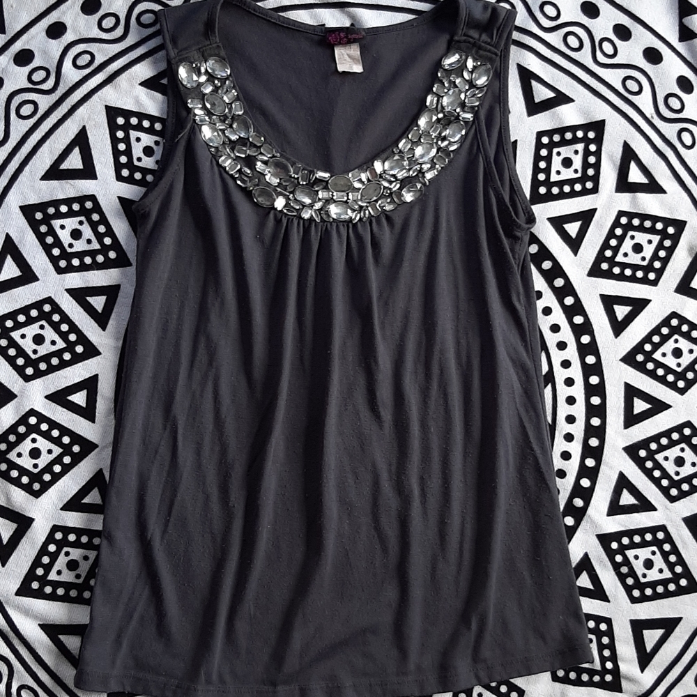 Tank jeweled blouse